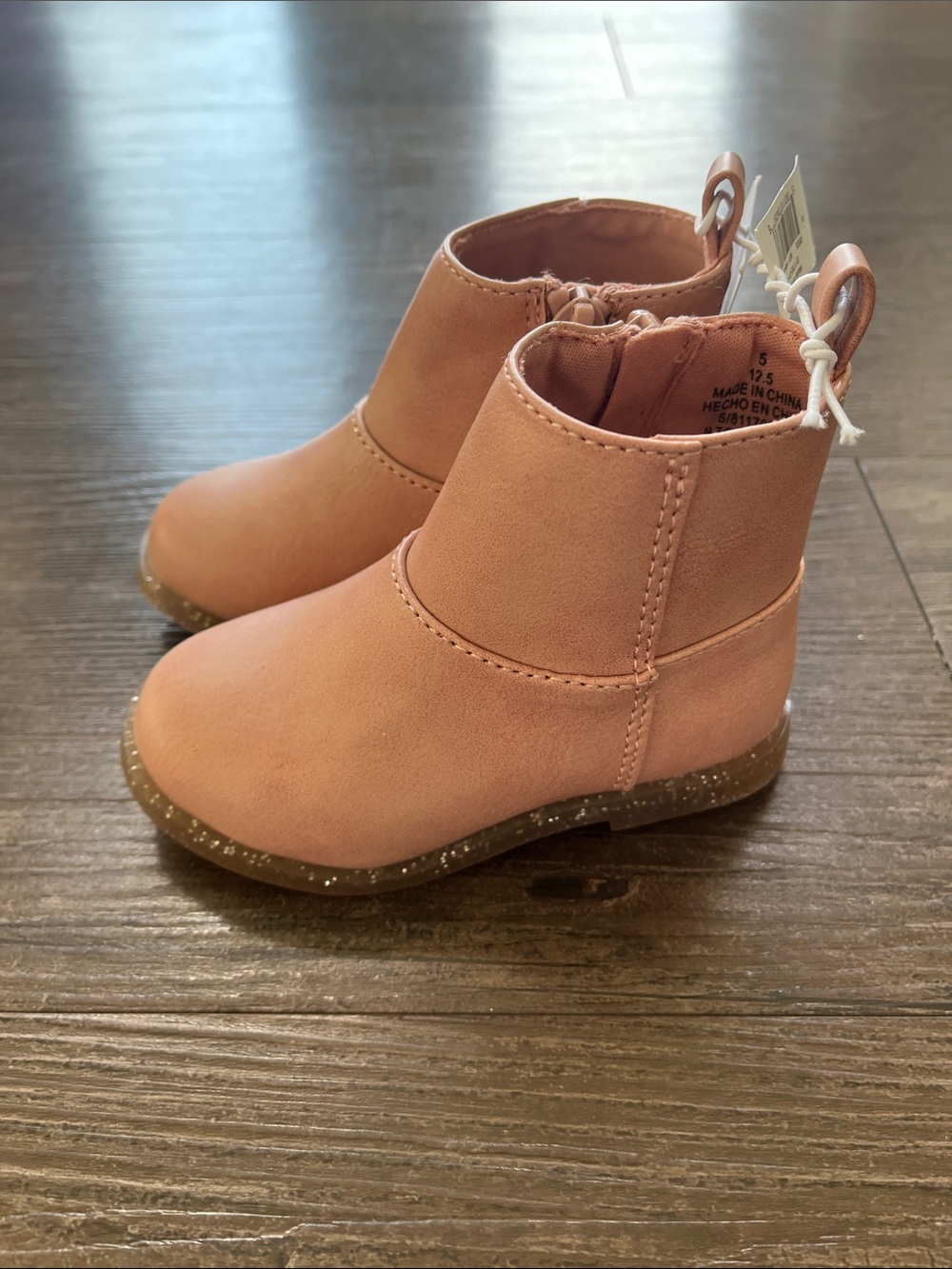 Old Navy Toddler Girl Pink Ankle Boots Size 5